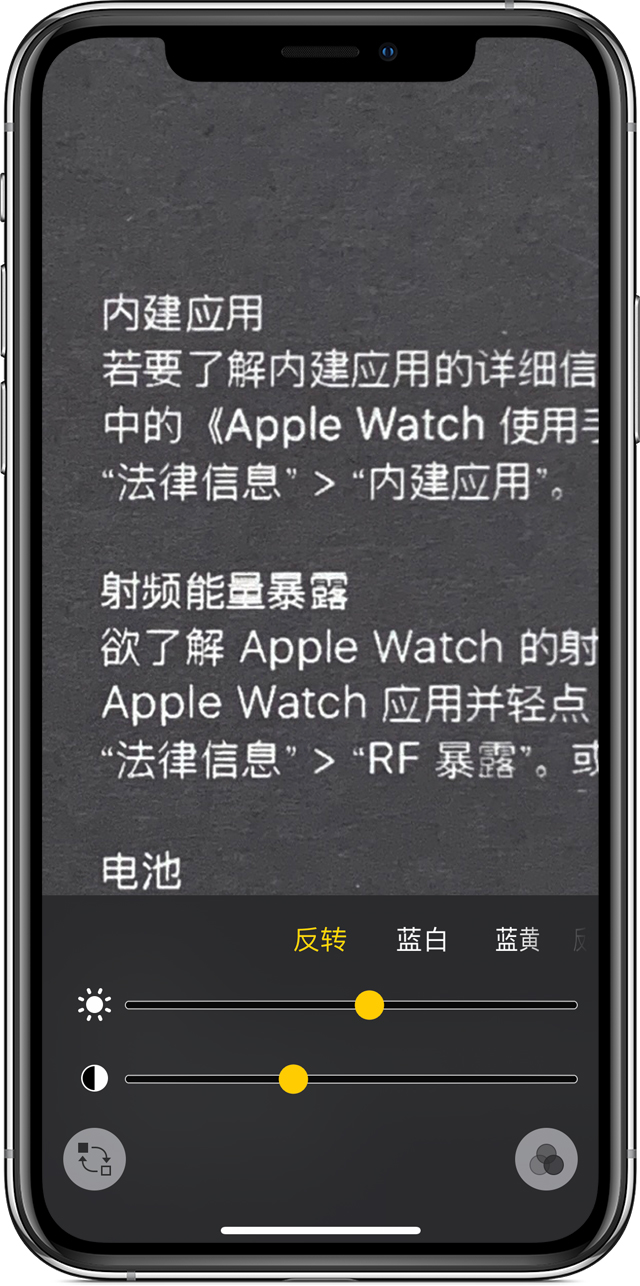 广昌苹果手机维修分享iPhone 小技巧：使用自带的放大器功能放大文字 