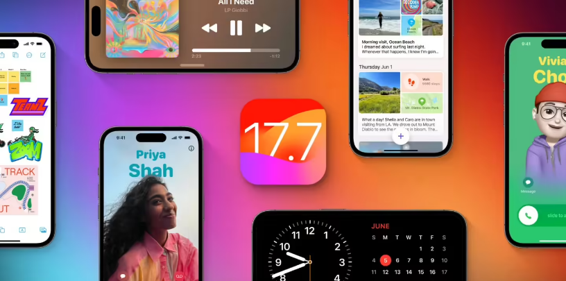广昌苹果手机维修分享苹果 iOS / iPadOS 17.7.1 正式版推送 